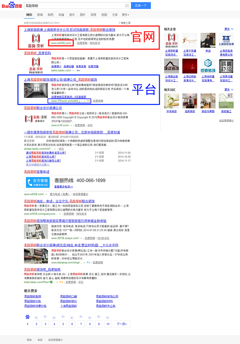八一八“一起装修网”的侵权事件