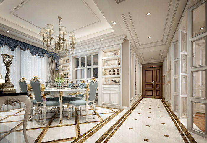 165m²简欧与轻奢融合，铺展韵味！